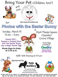 Photos with the Easter Bunny