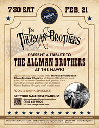 ALLMAN BROS. TRIBUTE by THE THURMAN BROS. at The Hawk!