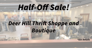 50% OFF Gently Used Clothes - Valentine's Thrift Blowout!