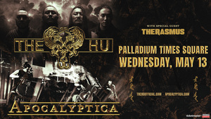 The HU and Apocalyptica with special guest The Rasmus will be at Palladium Times Square in NYC