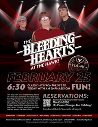 BLEEDING HEARTS at The Hawk!