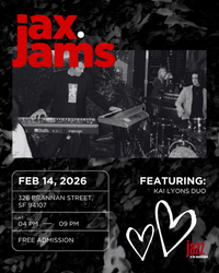 Bossa Nova Valentine's Day at Jax Vineyards SF featuring the Kai Lyons Duo