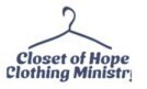Closet of Hope at GCUMC