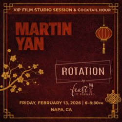 VIP Live Studio Session & Happy Hour with Chef Martin Yan