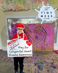 Play With Purpose for CHD Awareness at The Tiny Mess Club