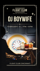 DJ Boywife at Flight Club Cincinnati