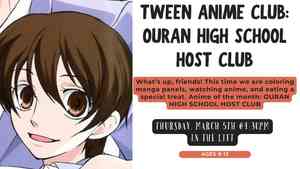 Tween Anime Club: Ouran High School Host Club