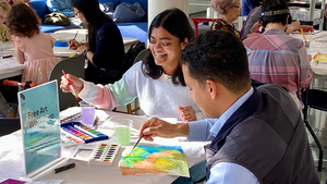 Free Art Workshop: Watercolor Resist Painting