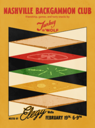 Nashville Backgammon Club with Turkey and the Wolf Icehouse