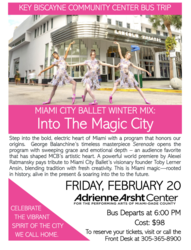 Bus Trips: Miami City Ballet