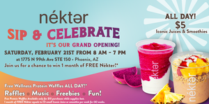 Celebrate Nékter® Grand Opening in Phoenix!