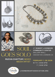RLCC Solo Exhibit for February: Rucha Chattur "Soul Goes Solo"