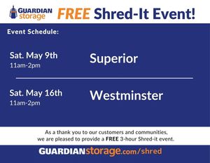 Guardian Storage Spring Shred-It 2026