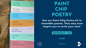 Paint Chip Poetry
