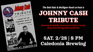 Johnny Cash Tribute at Caledonia Brewing on Saturday, Feb. 28