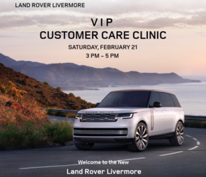 Land Rover Livermore VIP Customer Care Event
