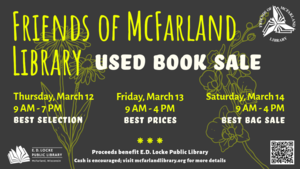 Friends of McFarland Library Used Book Sale