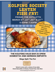 The Kolping Society Lenten Fish Fry