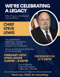 A Retirement Party for Police Chief Steve Lewis
