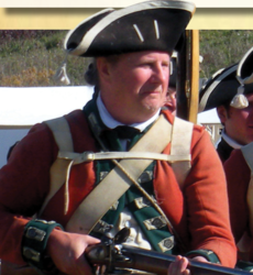 "Redcoats in Wisconsin" a first-person presentation by reenactor Mark Tully on April 9 @ 6 p.m.