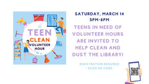 Teen Clean Volunteer Hour