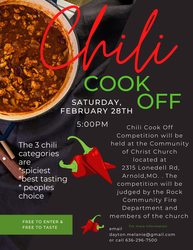 CHILI COOK OFF
