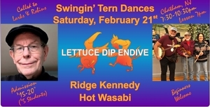 Swingin' Tern Contra Dances presents Ridge Kennedy with Hot Wasabi