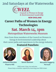 Second Saturdays at the Waterworks: Career Paths of Women in Energy Technologies