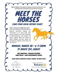 Meet The Horses [And Your Local Rotary Club]