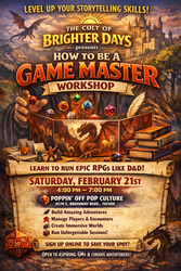 Learn to be a Game Master @ Poppin' Off