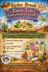 🐎✨📖 Rodeo Break Meets Fairy Tales @ Poppin' Off 🧚‍♀️🌵