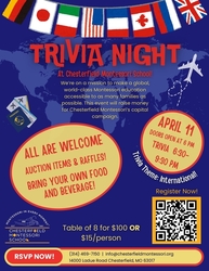 Chesterfield Montessori School Trivia Night