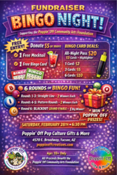 🎉 FUNDRAISER BINGO NIGHT @ POPPIN' OFF 🎉