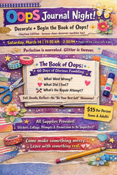 ✨📓 Oops Journal Night: Decorate + Begin the Book of Oops @ Poppin' Off 📓✨