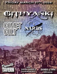 Live Music!  Githyanki - Comet Cult - Narbs