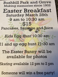 Breakfast, Egg Hunt & Roller Skate with the Easter Bunny