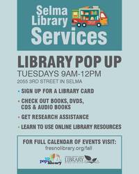 Selma Library | Pop-Up Services
