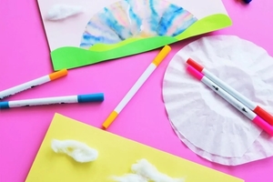Kingsburg Library Kids Art Club | Sunrise Coffee Filter