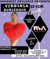 Virginia Is For Burlesque Lovers: A Fundraiser Show for the RVA Burlesque Festival