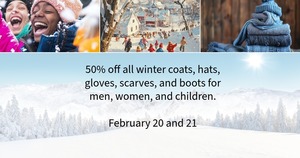 Winter Warm-Up Sale