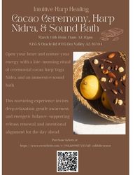 Cacao Ceremony, Harp Nidra, & Sound Bath