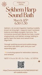 Sekhem Harp Sound Bath