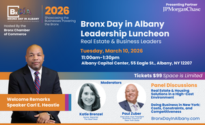 Leadership Luncheon at Bronx Day in Albany Features Panels on Economic Issues