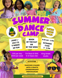Summer Dance Camp - Hawaii Dance Bomb