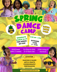 Spring Break Dance Camp - Hawaii Dance Bomb
