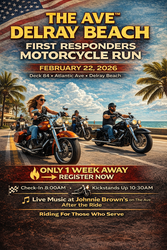 The Ave Delray Beach First Responders Motorcycle Event