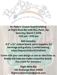 St. Patty’s Cheese Board Painting Event