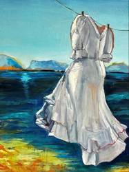 Ayelet Gal-On's  art exhibition   "Taken by the Wind, Swept by the Light" in Gallery 9