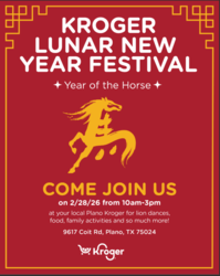 Kroger Lunar New Year Festival in Plano