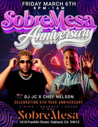 Sobre Mesa 6th Anniversary Celebration